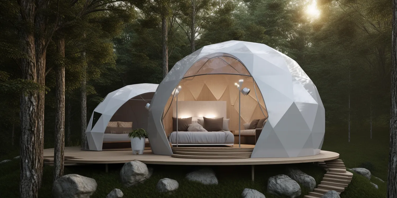 Namiot sferyczny glamping 